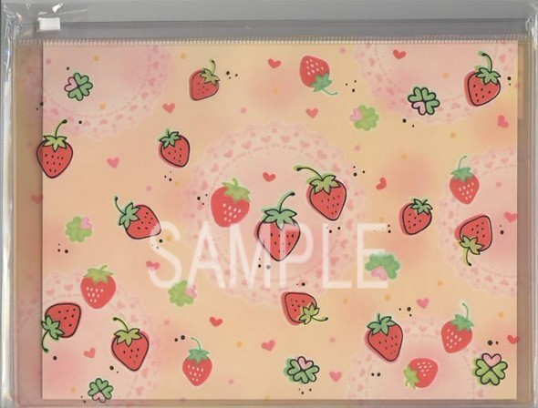 もん・A5クリアケース「いちご」