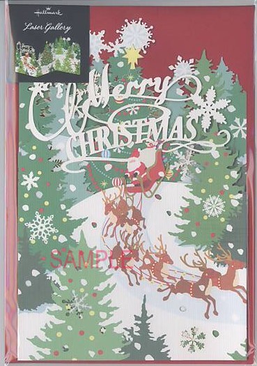 レーザー加工「サンタそり：赤」