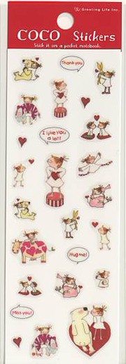 ココ・ステッカー「フレンドシップ」