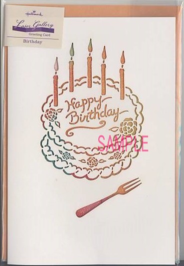 Laser Gallery誕生日「ホールケーキ」