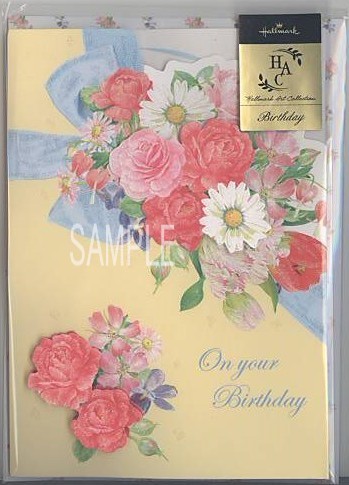 HAC誕生日「ブルーリボンブーケ」