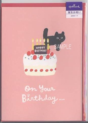 誕生日「猫あるある；ケーキP」