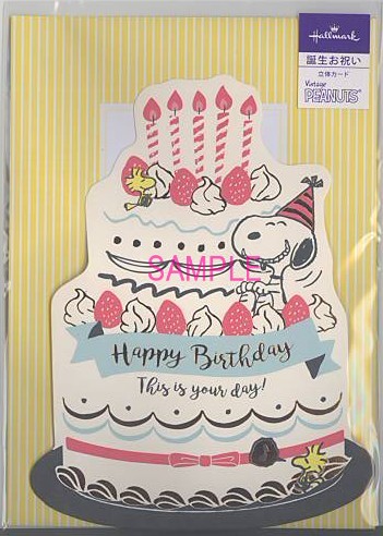 誕生日「S/N:ダイカットケーキ」