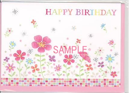 誕生日：花（ピンク）