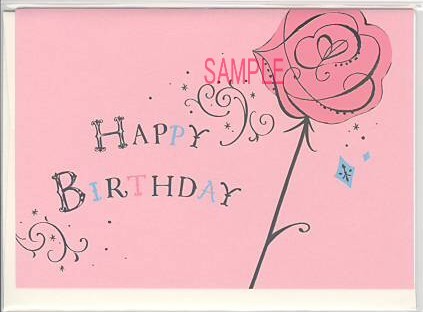 誕生日：バラ（ピンク）