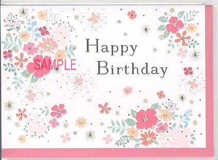 誕生日：花（ピンク）