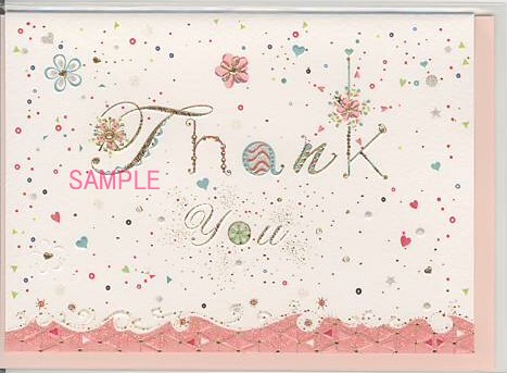 感謝・御礼TURNOWSKY：（花ピンク）