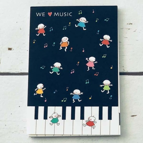 はがき箋「Quu ピアノ」