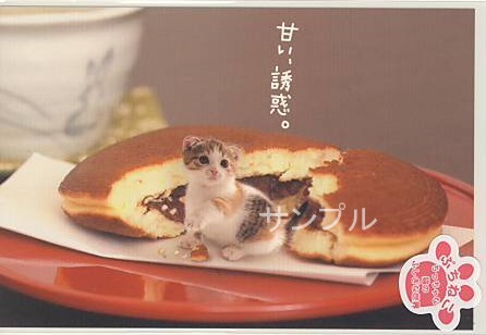 ぷちねこ・ポストカード「甘い誘惑。」