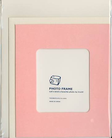 フォトフレームカード（ピンク）