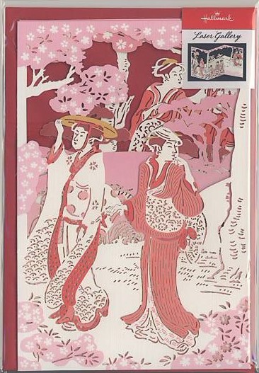 レーザー加工「美人画」