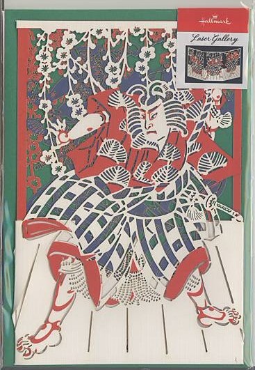 レーザー加工「歌舞伎役者」