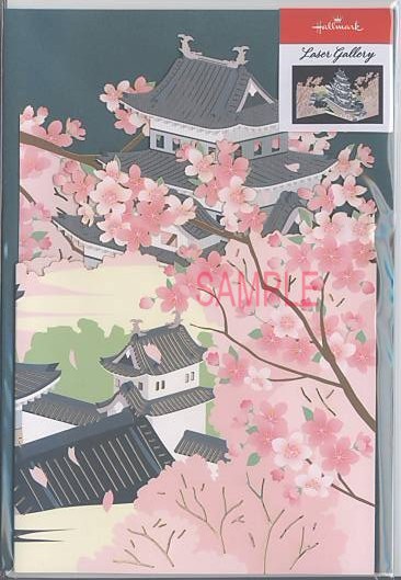 レーザー加工「春の城」