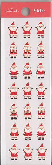 X'mas・ステッカー「サンタ」